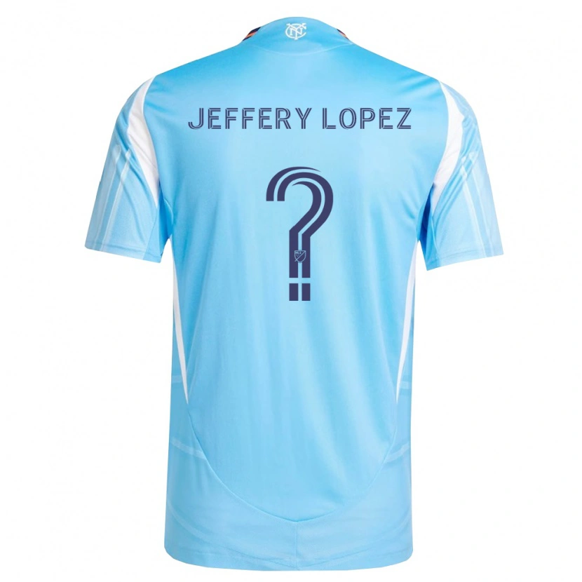 Danxen Dames Jeffery López #0 Hemelsblauw Wit Thuisshirt Thuistenue 2026/27 T-Shirt België