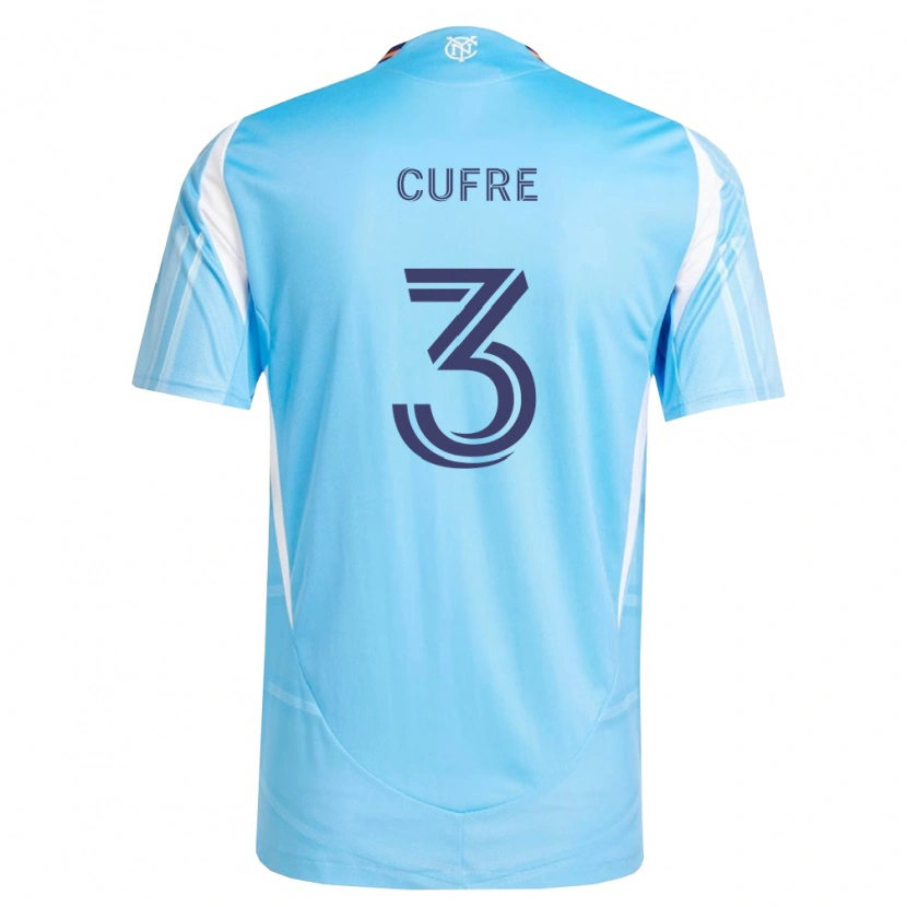 Danxen Dames Braian Cufré #3 Hemelsblauw Wit Thuisshirt Thuistenue 2026/27 T-Shirt België
