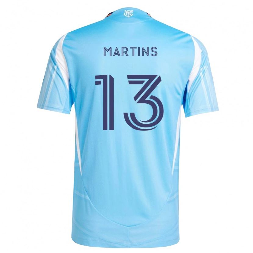 Danxen Dames Thiago Martins #13 Hemelsblauw Wit Thuisshirt Thuistenue 2026/27 T-Shirt België