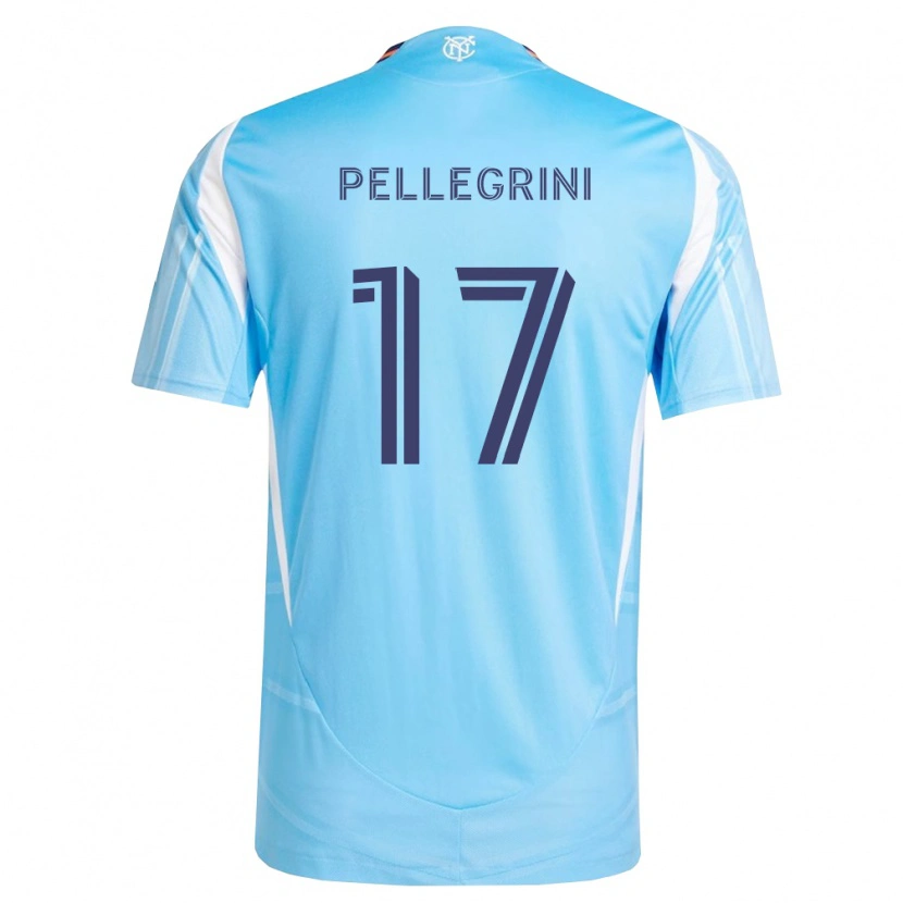 Danxen Dames Matías Pellegrini #17 Hemelsblauw Wit Thuisshirt Thuistenue 2026/27 T-Shirt België