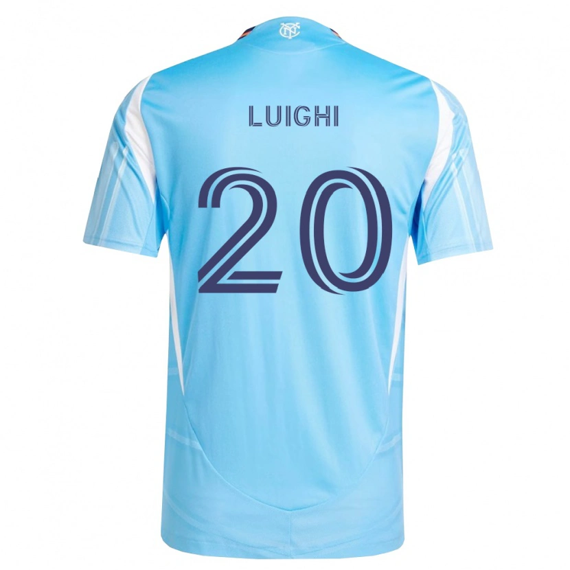 Danxen Dames Luighi Hanri Sousa Santos #20 Hemelsblauw Wit Thuisshirt Thuistenue 2026/27 T-Shirt België