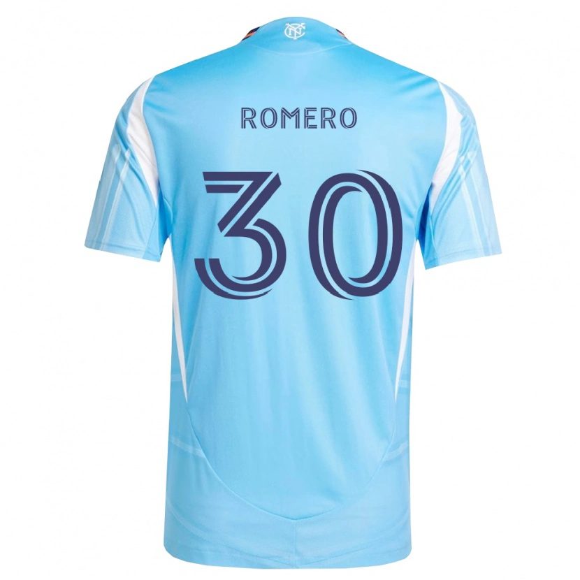 Danxen Dames Tomás Romero #30 Hemelsblauw Wit Thuisshirt Thuistenue 2026/27 T-Shirt België