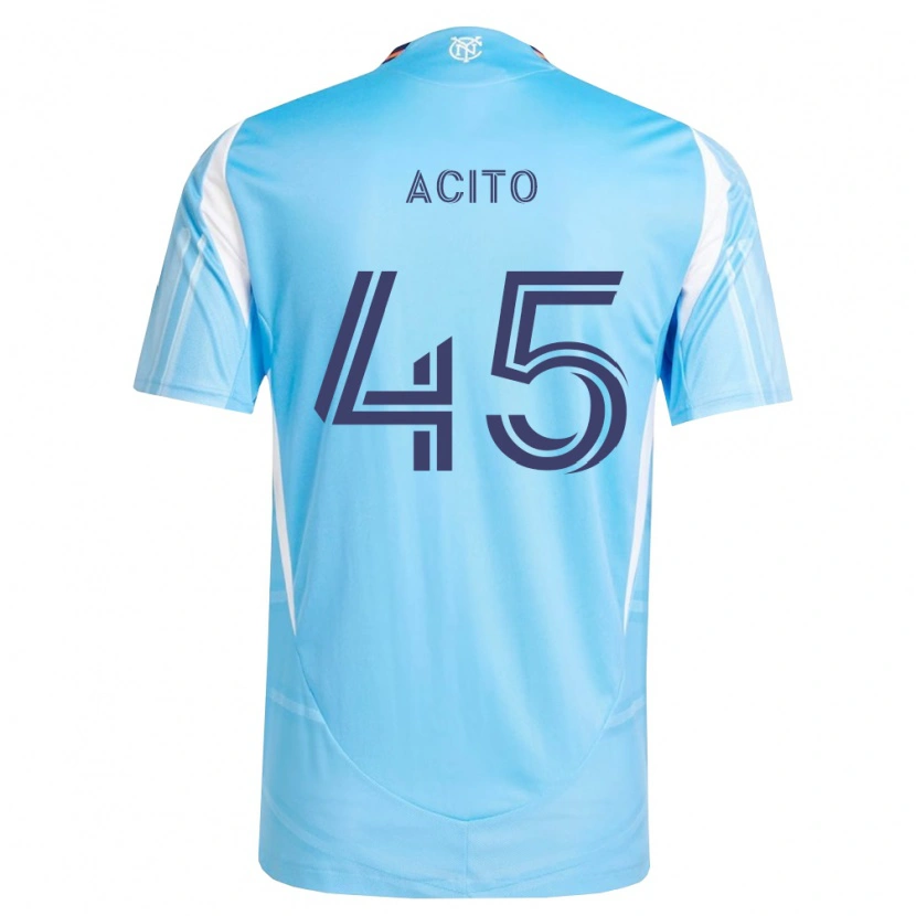 Danxen Dames Kamran Acito #45 Hemelsblauw Wit Thuisshirt Thuistenue 2026/27 T-Shirt België