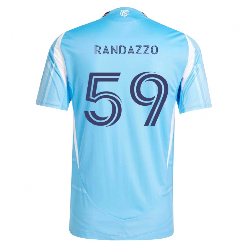 Danxen Dames Dylan Randazzo #59 Hemelsblauw Wit Thuisshirt Thuistenue 2026/27 T-Shirt België