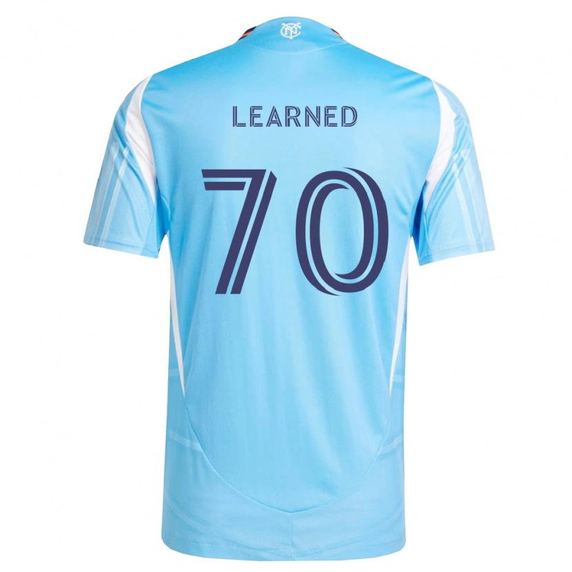 Danxen Dames Mac Learned #70 Hemelsblauw Wit Thuisshirt Thuistenue 2026/27 T-Shirt België