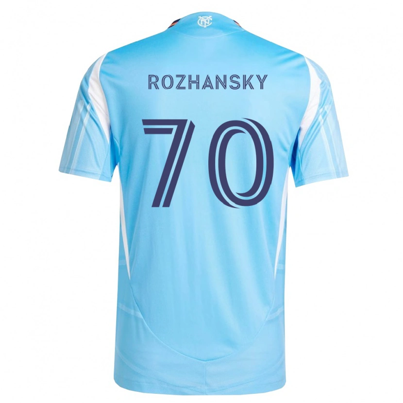 Danxen Dames Jake Rozhansky #70 Hemelsblauw Wit Thuisshirt Thuistenue 2026/27 T-Shirt België