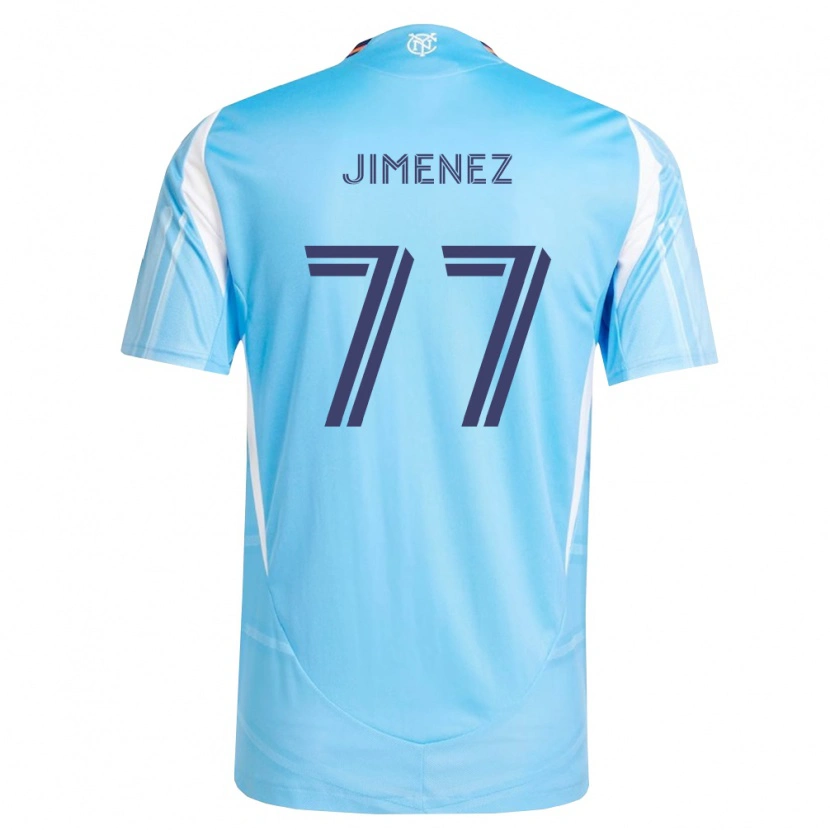 Danxen Dames Jonathan Jiménez #77 Hemelsblauw Wit Thuisshirt Thuistenue 2026/27 T-Shirt België