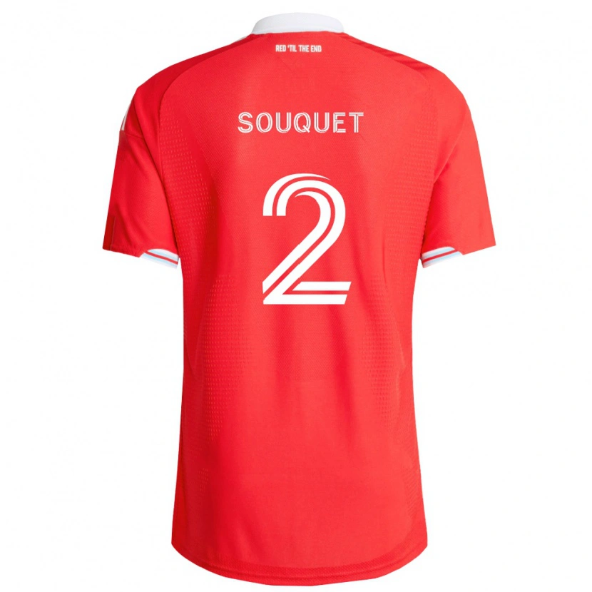 Danxen Dames Arnaud Souquet #2 Rood Diep Blauw Wit Thuisshirt Thuistenue 2026/27 T-Shirt België