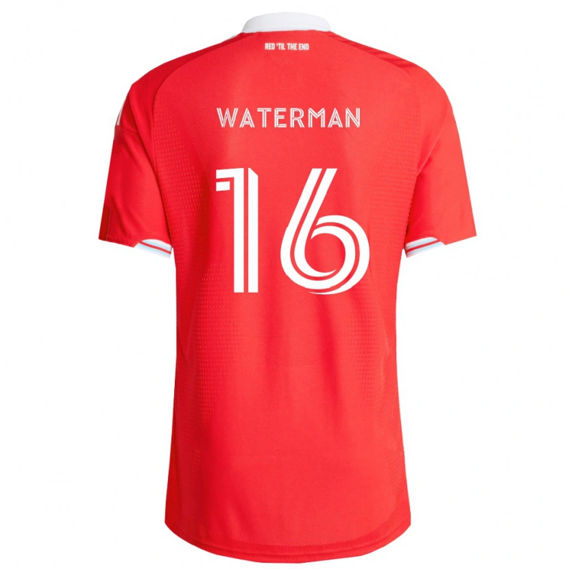Danxen Dames Joel Waterman #16 Rood Diep Blauw Wit Thuisshirt Thuistenue 2026/27 T-Shirt België