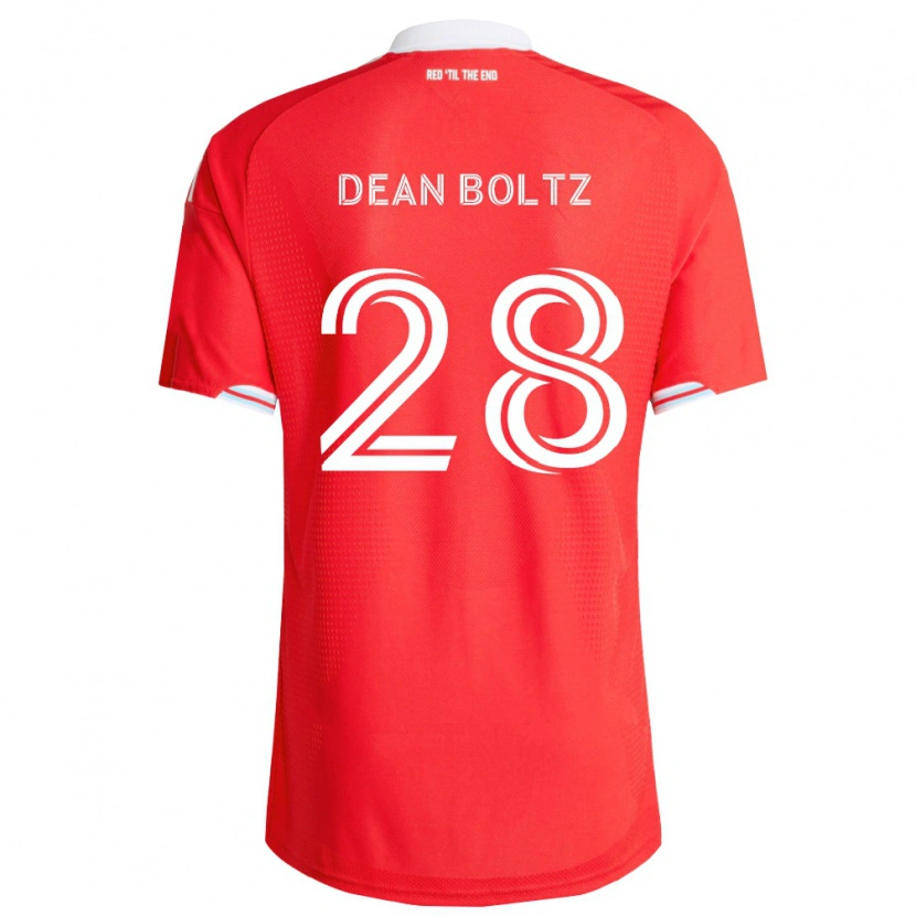 Danxen Dames Dean Boltz #28 Rood Diep Blauw Wit Thuisshirt Thuistenue 2026/27 T-Shirt België