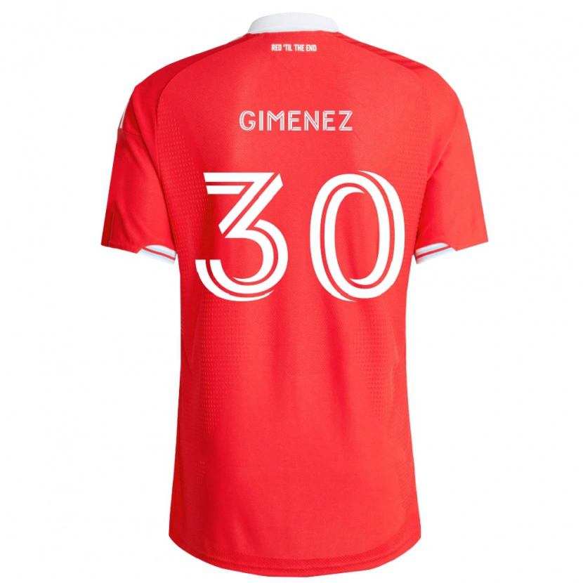 Danxen Dames Gastón Giménez #30 Rood Diep Blauw Wit Thuisshirt Thuistenue 2026/27 T-Shirt België