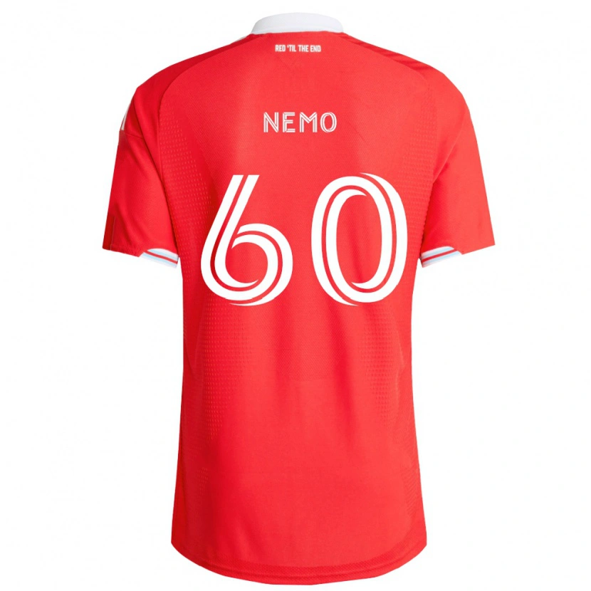 Danxen Dames Jason Nemo #60 Rood Diep Blauw Wit Thuisshirt Thuistenue 2026/27 T-Shirt België