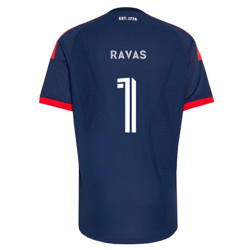 Danxen Dames Henrich Ravas #1 Koninklijk Blauw Rood Wit Thuisshirt Thuistenue 2026/27 T-Shirt België