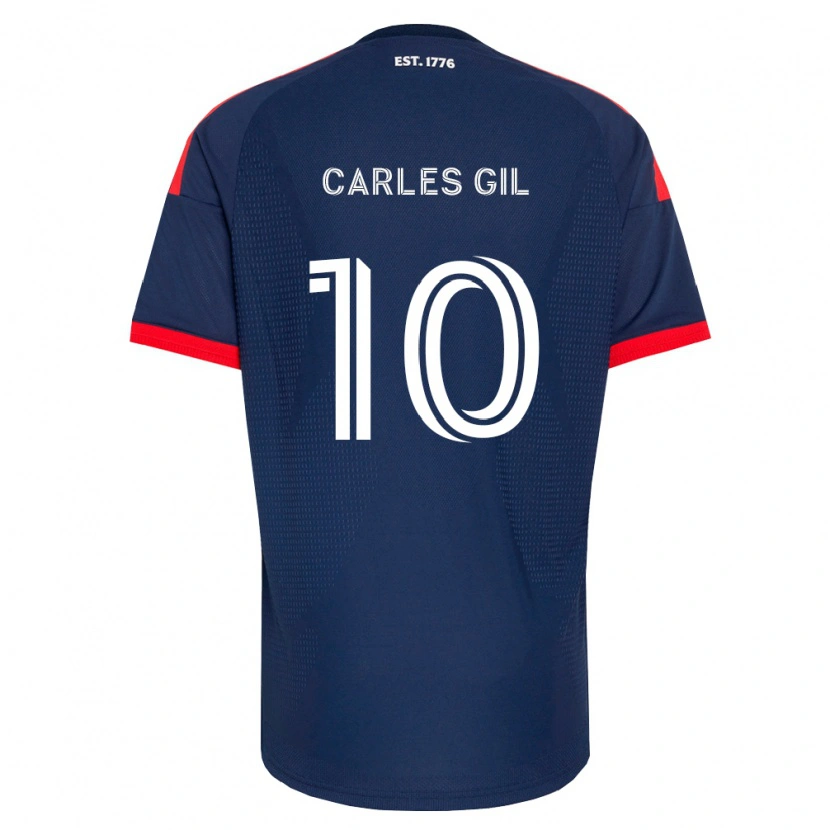 Danxen Dames Carles Gil #10 Koninklijk Blauw Rood Wit Thuisshirt Thuistenue 2026/27 T-Shirt België