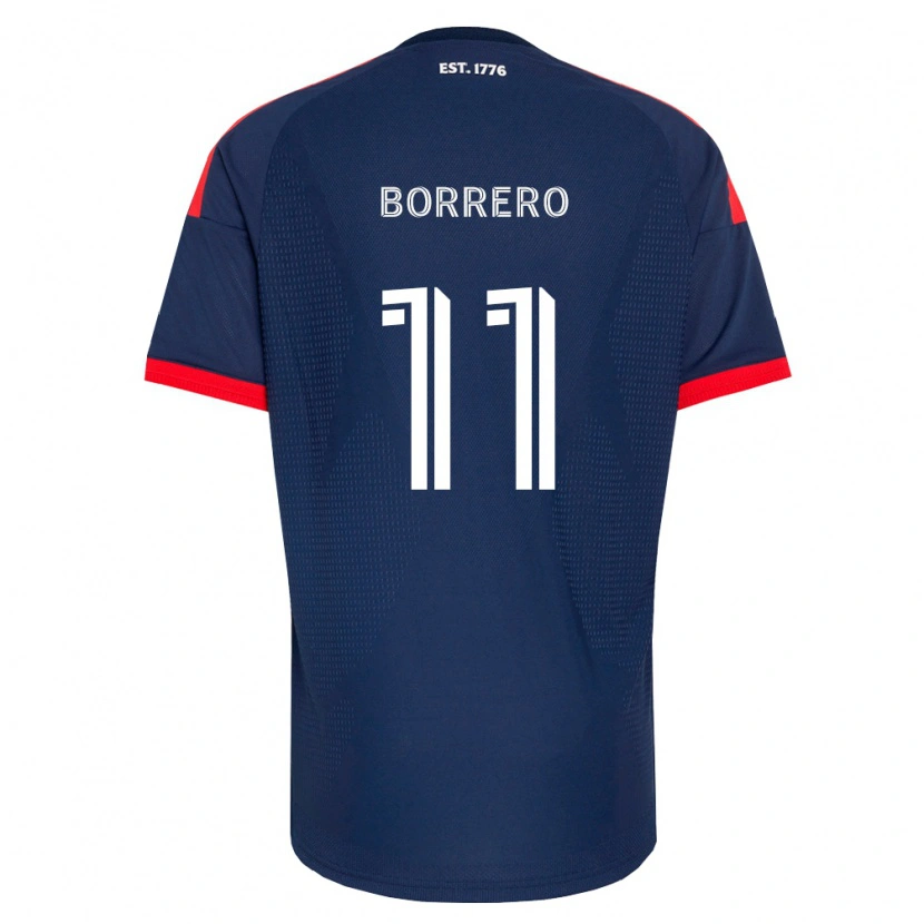 Danxen Dames Dylan Borrero #11 Koninklijk Blauw Rood Wit Thuisshirt Thuistenue 2026/27 T-Shirt België