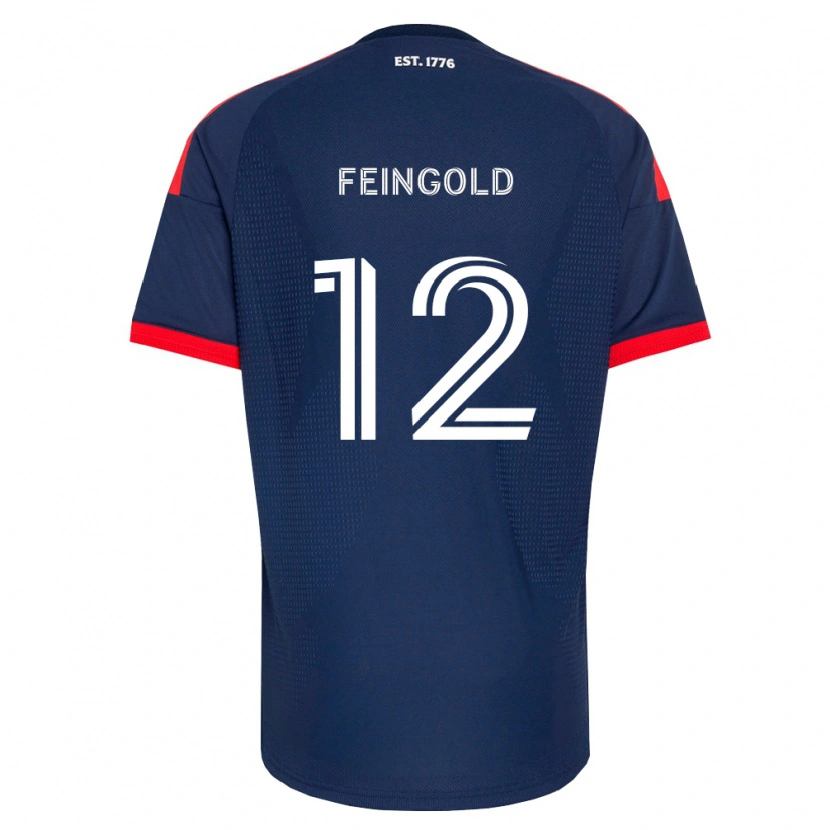 Danxen Dames Ilay Feingold #12 Koninklijk Blauw Rood Wit Thuisshirt Thuistenue 2026/27 T-Shirt België