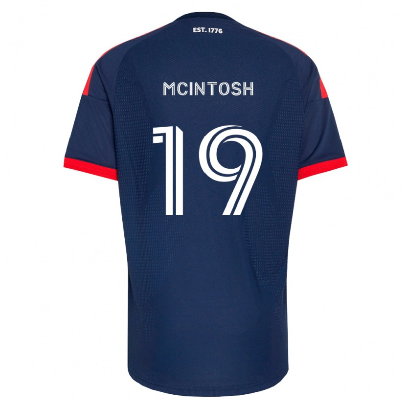 Danxen Dames Damario Mcintosh #19 Koninklijk Blauw Rood Wit Thuisshirt Thuistenue 2026/27 T-Shirt België