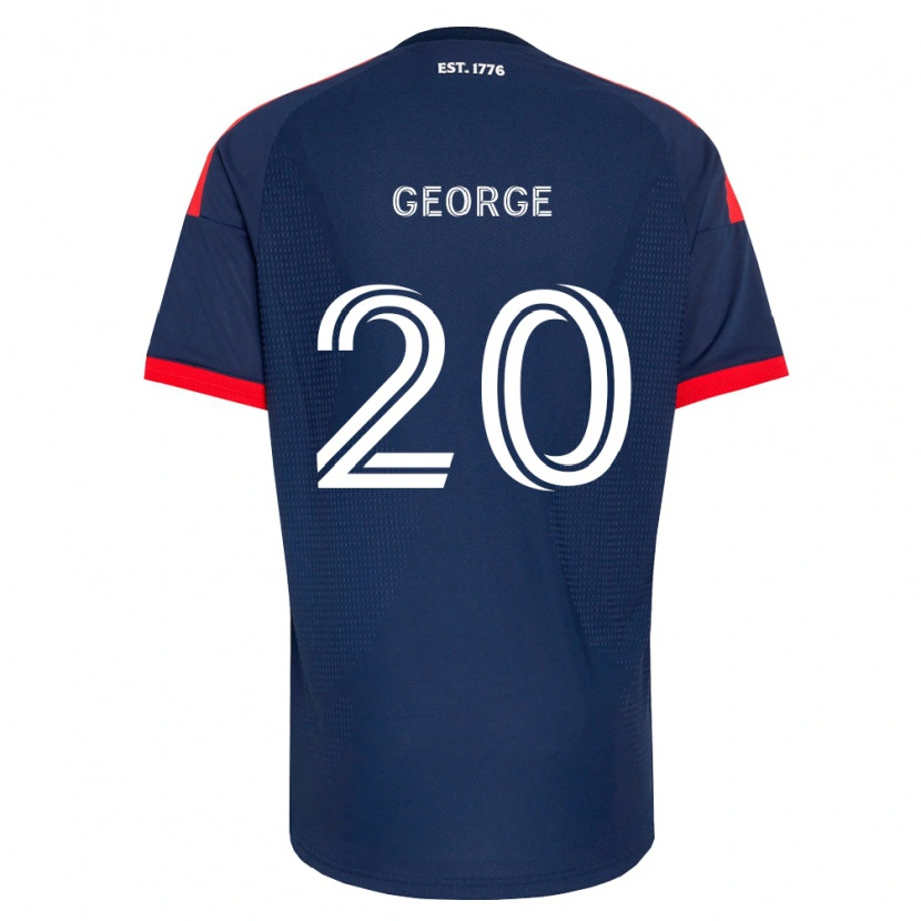 Danxen Dames Sharod George #20 Koninklijk Blauw Rood Wit Thuisshirt Thuistenue 2026/27 T-Shirt België