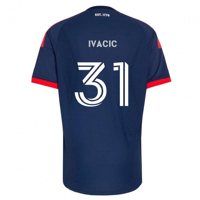 Danxen Dames Aljaz Ivacic #31 Koninklijk Blauw Rood Wit Thuisshirt Thuistenue 2026/27 T-Shirt België