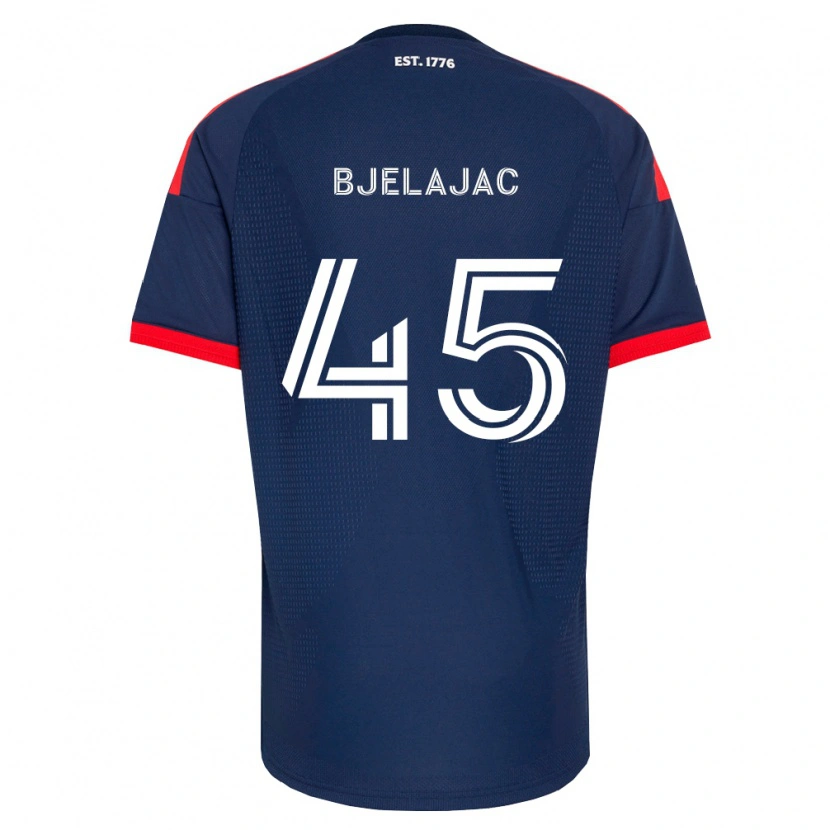 Danxen Dames Andrej Bjelajac #45 Koninklijk Blauw Rood Wit Thuisshirt Thuistenue 2026/27 T-Shirt België