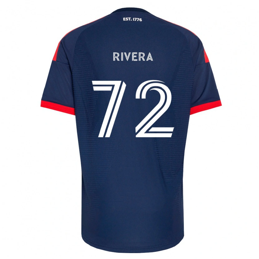 Danxen Dames Damián Rivera #72 Koninklijk Blauw Rood Wit Thuisshirt Thuistenue 2026/27 T-Shirt België