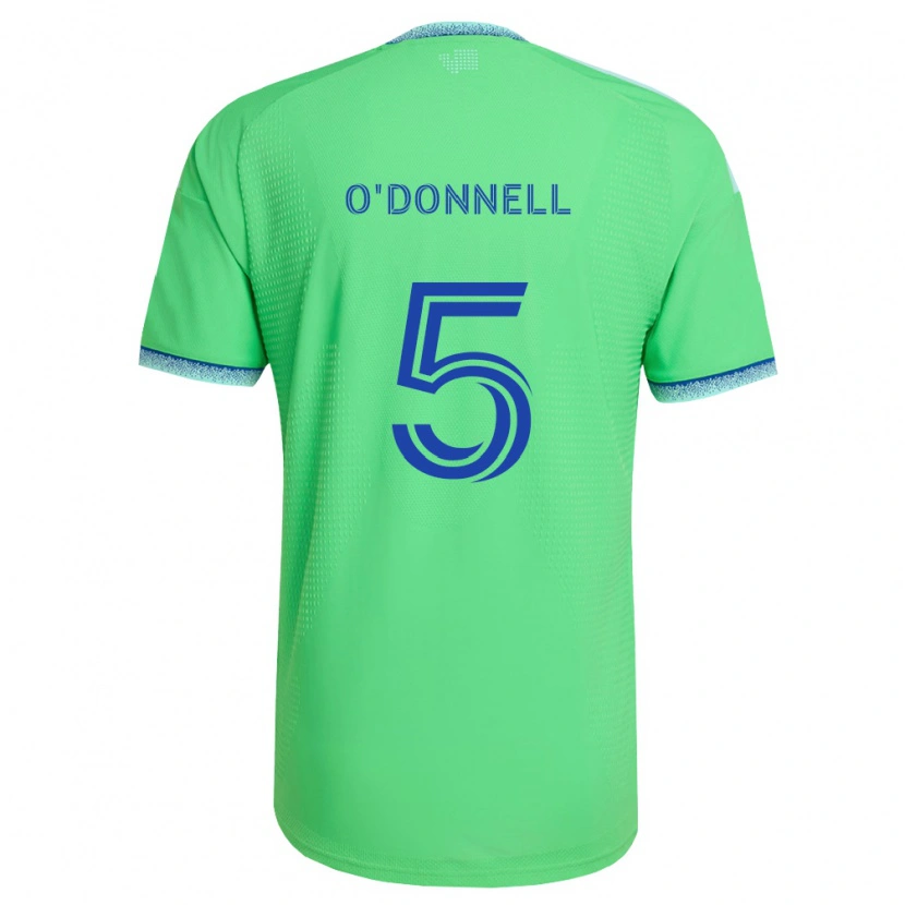 Danxen Dames Kristina O'donnell #5 Groen Lichtblauw Thuisshirt Thuistenue 2026/27 T-Shirt België