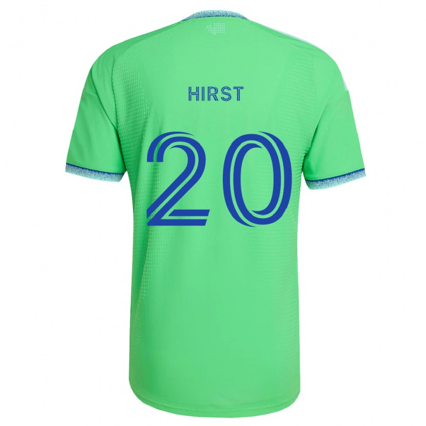 Danxen Dames Sophie Hirst #20 Groen Lichtblauw Thuisshirt Thuistenue 2026/27 T-Shirt België