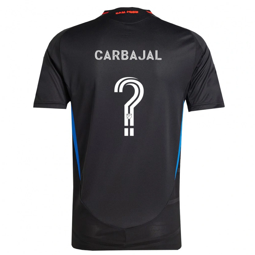 Danxen Dames Sebastian Carbajal #0 Blauw Wit Zwart Thuisshirt Thuistenue 2026/27 T-Shirt België