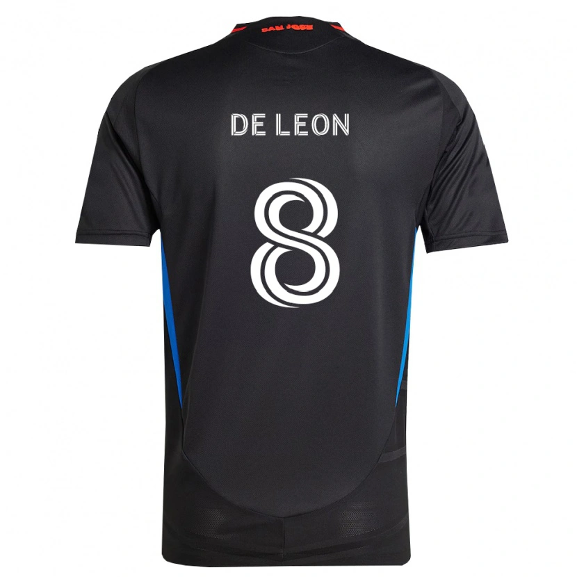 Danxen Dames Brandon De Leon #8 Blauw Wit Zwart Thuisshirt Thuistenue 2026/27 T-Shirt België
