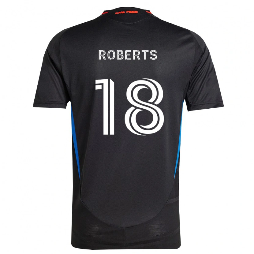 Danxen Dames Reid Roberts #18 Blauw Wit Zwart Thuisshirt Thuistenue 2026/27 T-Shirt België