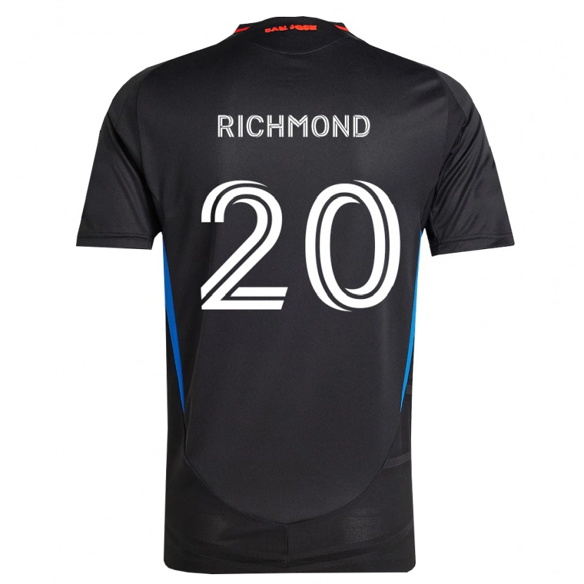 Danxen Dames Will Richmond #20 Blauw Wit Zwart Thuisshirt Thuistenue 2026/27 T-Shirt België