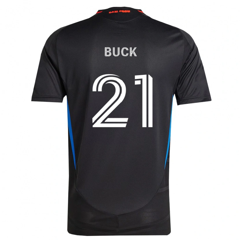 Danxen Dames Noel Buck #21 Blauw Wit Zwart Thuisshirt Thuistenue 2026/27 T-Shirt België