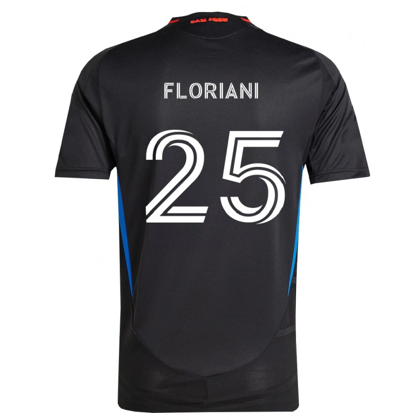 Danxen Dames Max Floriani #25 Blauw Wit Zwart Thuisshirt Thuistenue 2026/27 T-Shirt België