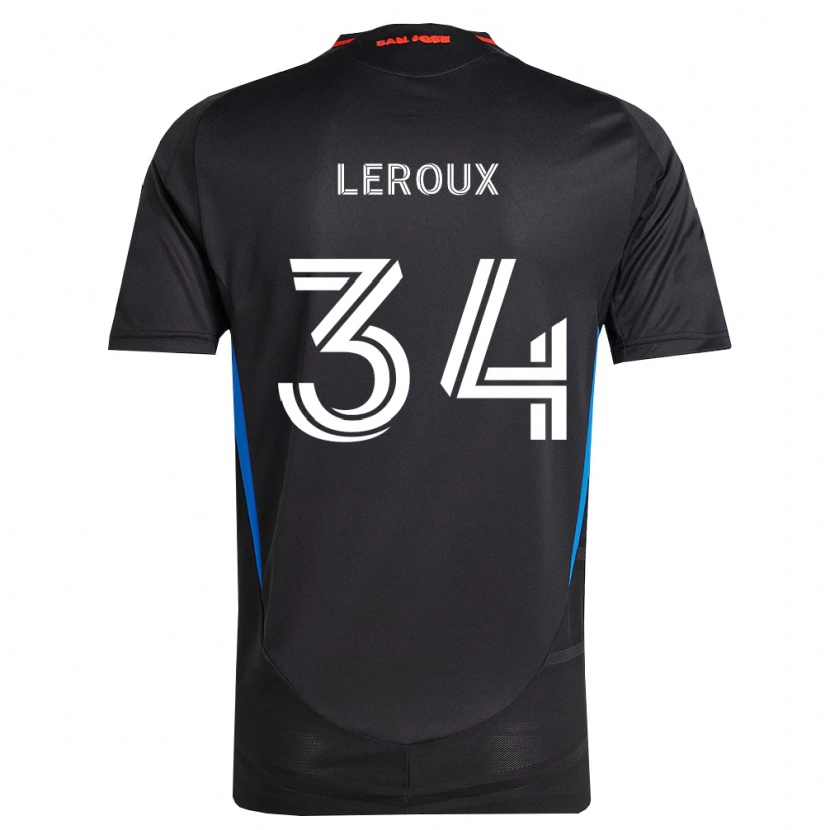 Danxen Dames Beau Leroux #34 Blauw Wit Zwart Thuisshirt Thuistenue 2026/27 T-Shirt België