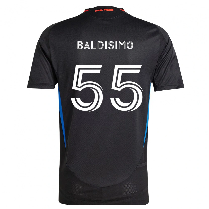 Danxen Dames Michael Baldisimo #55 Blauw Wit Zwart Thuisshirt Thuistenue 2026/27 T-Shirt België