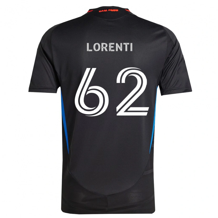 Danxen Dames Dominic Lorenti #62 Blauw Wit Zwart Thuisshirt Thuistenue 2026/27 T-Shirt België