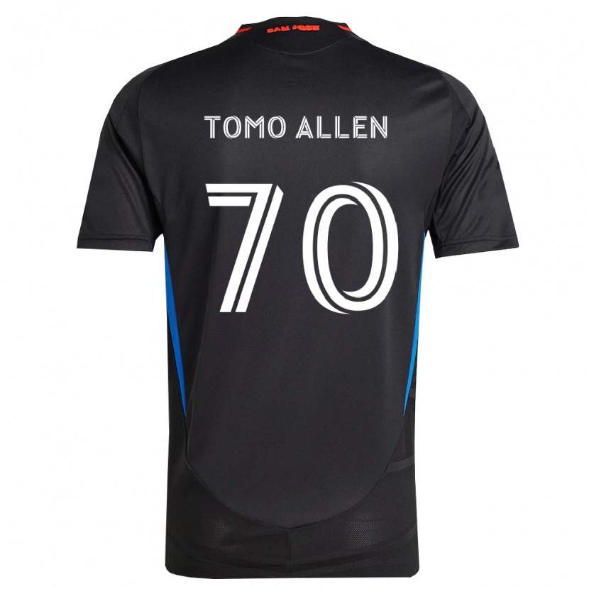 Danxen Dames Tomo Allen #70 Blauw Wit Zwart Thuisshirt Thuistenue 2026/27 T-Shirt België