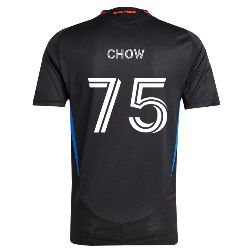 Danxen Dames Alex Chow #75 Blauw Wit Zwart Thuisshirt Thuistenue 2026/27 T-Shirt België