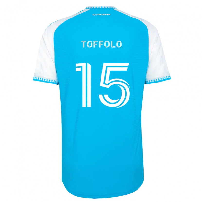 Danxen Dames Harry Toffolo #15 Hemelsblauw Wit Zwart Thuisshirt Thuistenue 2026/27 T-Shirt België