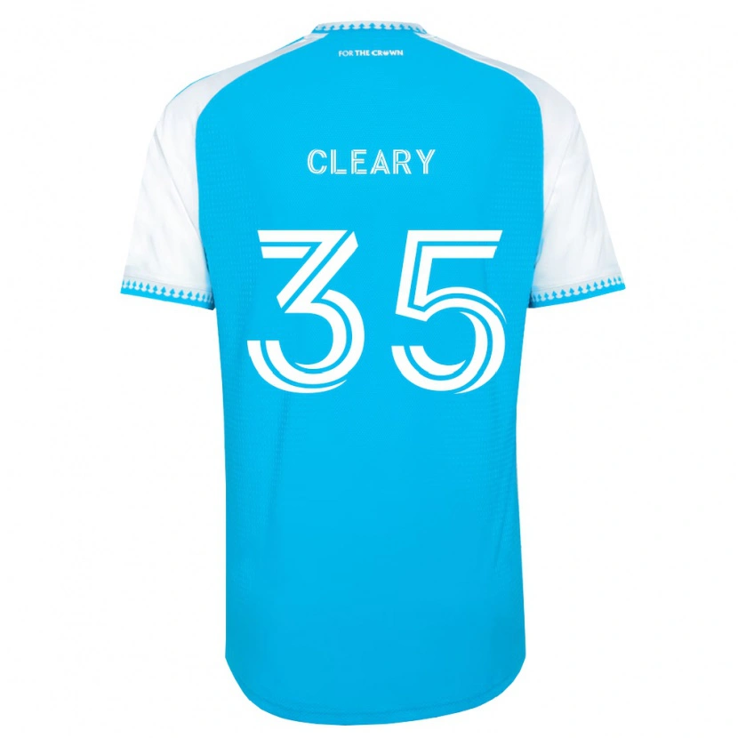 Danxen Dames Will Cleary #35 Hemelsblauw Wit Zwart Thuisshirt Thuistenue 2026/27 T-Shirt België