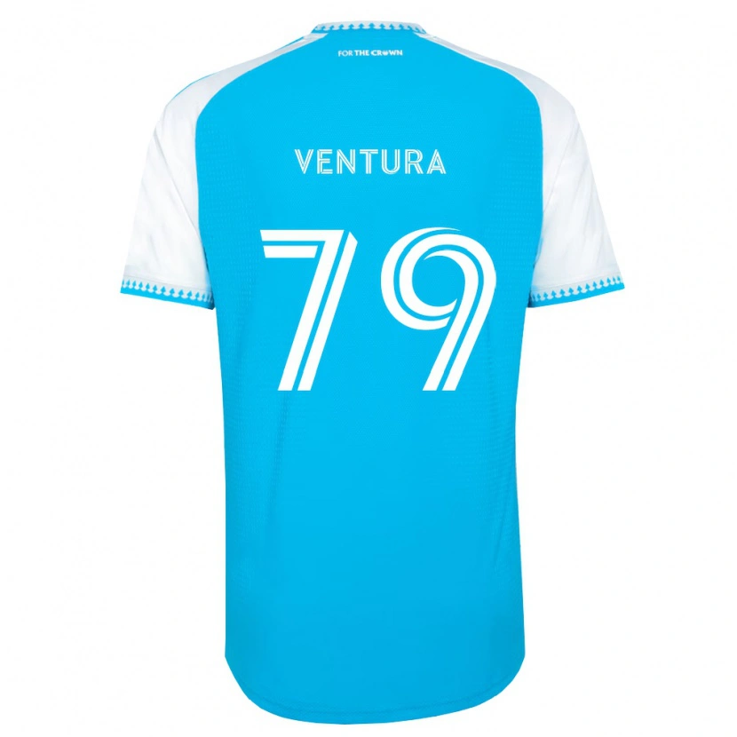 Danxen Dames Sebastian Ventura #79 Hemelsblauw Wit Zwart Thuisshirt Thuistenue 2026/27 T-Shirt België