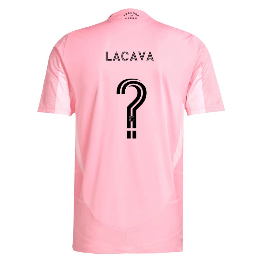 Danxen Dames Jake Lacava #0 Roze Zwart Thuisshirt Thuistenue 2026/27 T-Shirt België