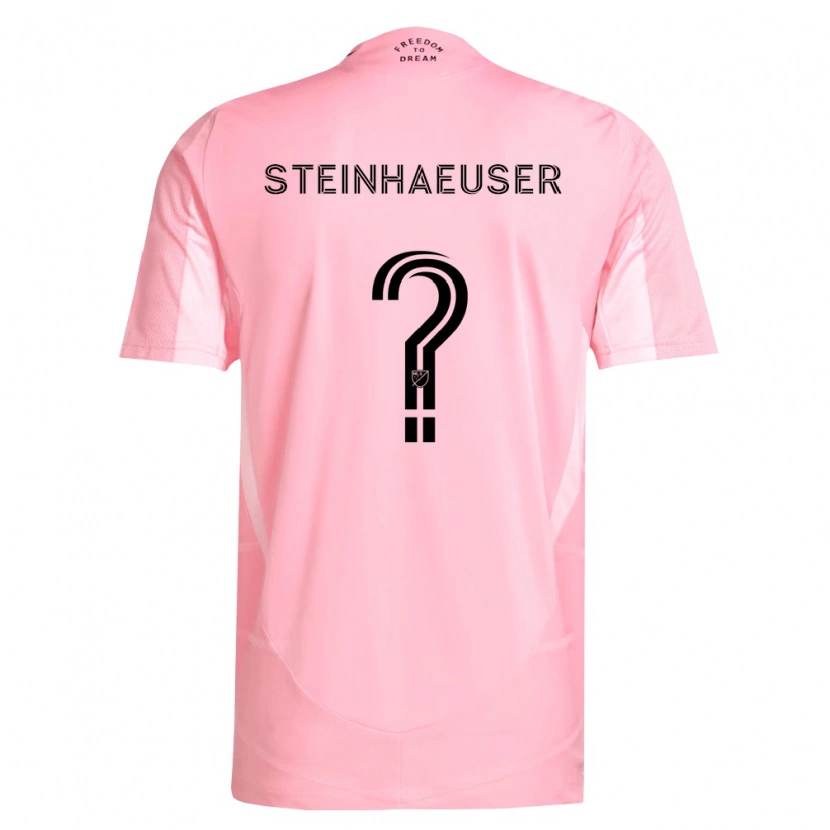 Danxen Dames Marcus Steinhaeuser #0 Roze Zwart Thuisshirt Thuistenue 2026/27 T-Shirt België