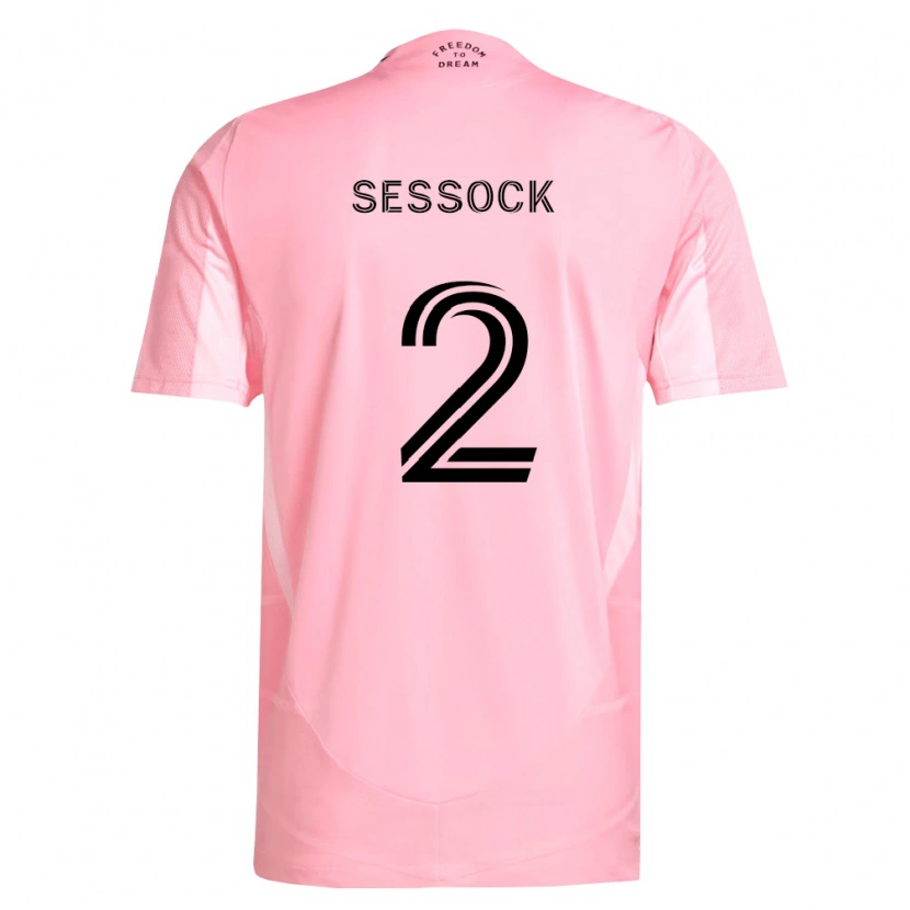 Danxen Dames Nykolas Sessock #2 Roze Zwart Thuisshirt Thuistenue 2026/27 T-Shirt België