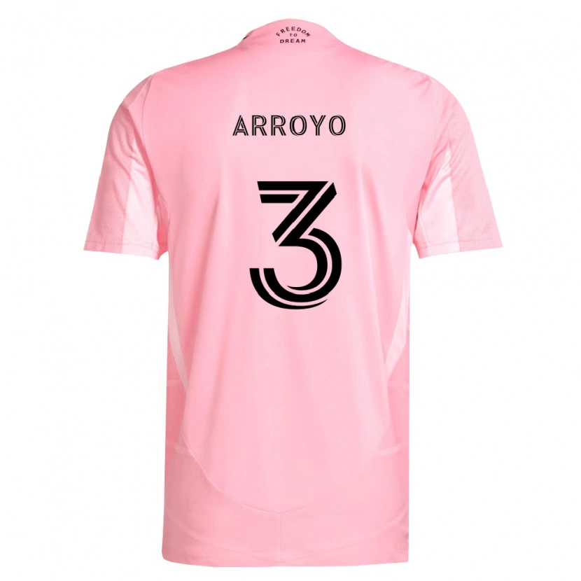 Danxen Dames Dixon Arroyo #3 Roze Zwart Thuisshirt Thuistenue 2026/27 T-Shirt België