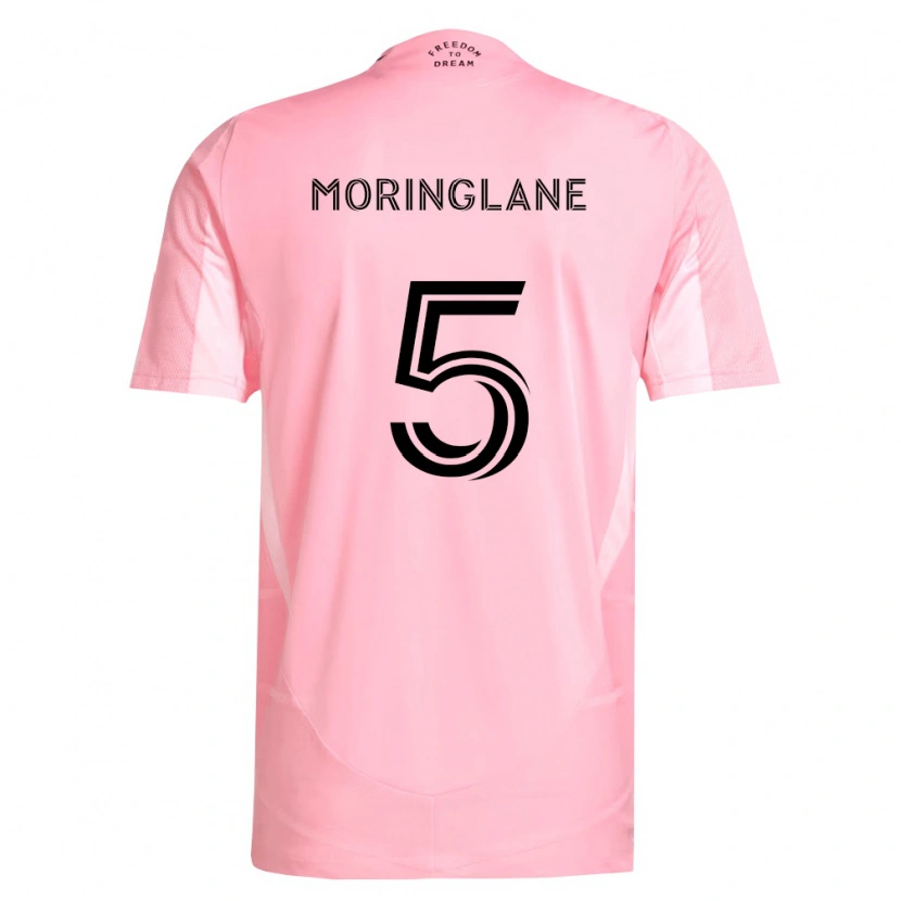 Danxen Dames Luis Moringlane #5 Roze Zwart Thuisshirt Thuistenue 2026/27 T-Shirt België