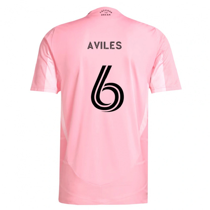 Danxen Dames Tomás Avilés #6 Roze Zwart Thuisshirt Thuistenue 2026/27 T-Shirt België