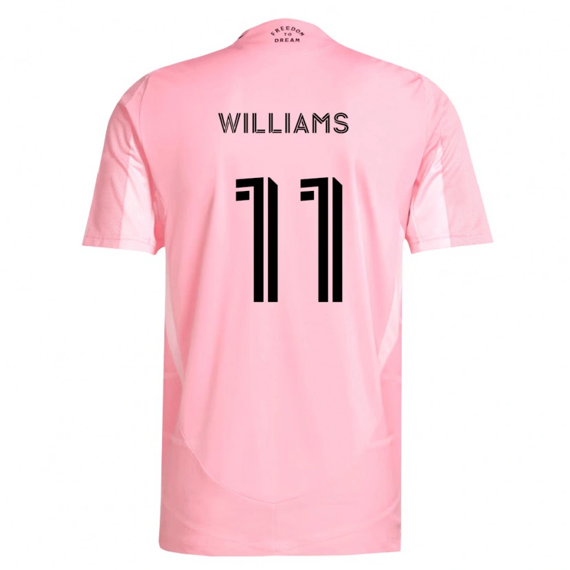 Danxen Dames Chaz Williams #11 Roze Zwart Thuisshirt Thuistenue 2026/27 T-Shirt België