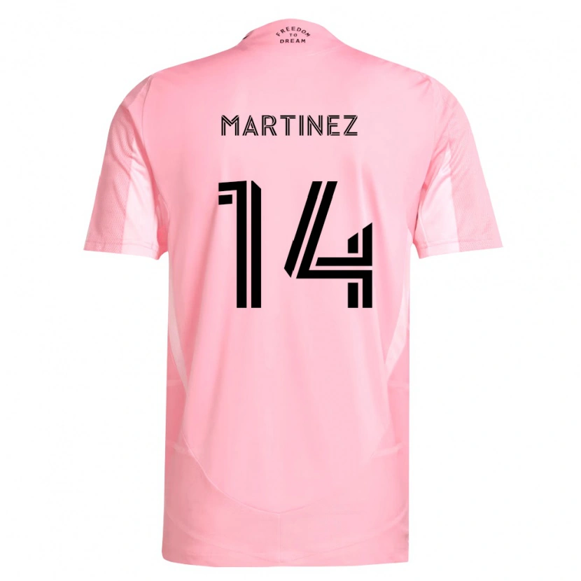 Danxen Dames David Martinez #14 Roze Zwart Thuisshirt Thuistenue 2026/27 T-Shirt België