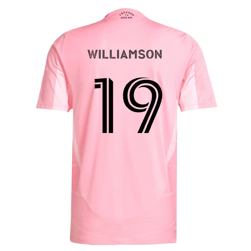 Danxen Dames Kai Williamson #19 Roze Zwart Thuisshirt Thuistenue 2026/27 T-Shirt België